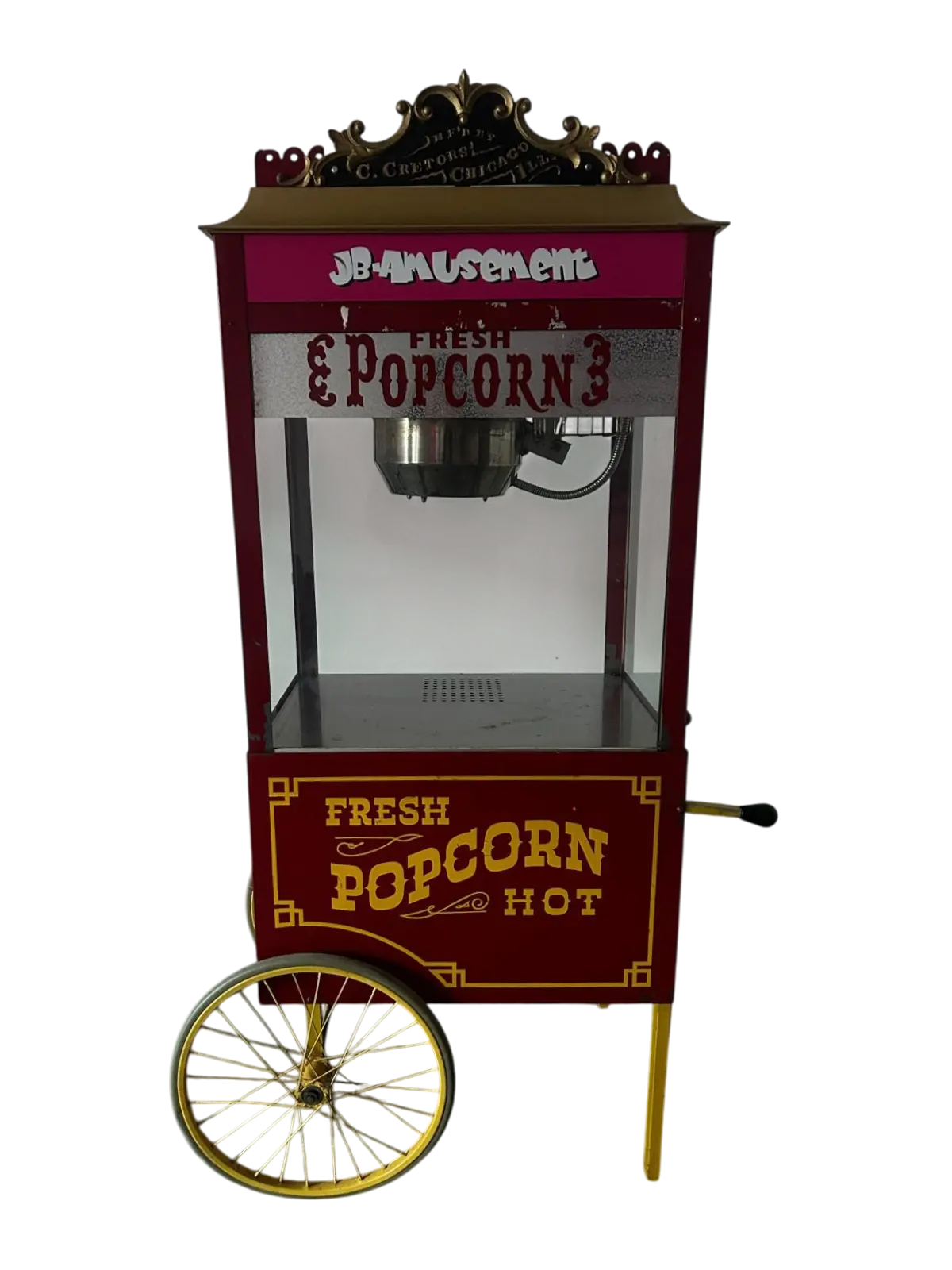 Popcornmachine groot compleet
