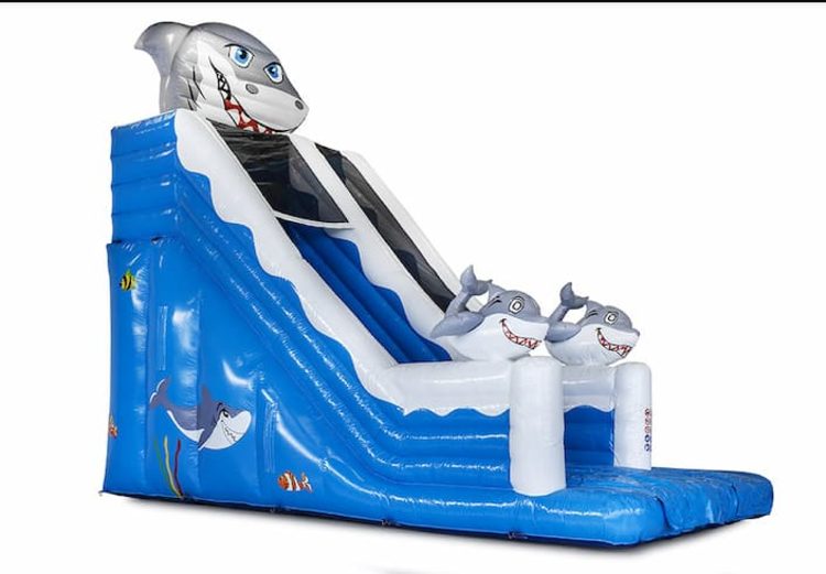 Haai Super Slide springkussen